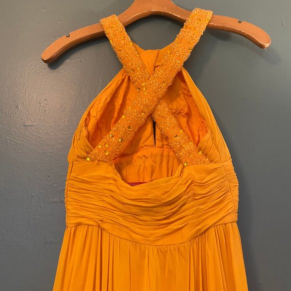 Cache Prom Dress Empire Waist Cross Back Gown - Picture 4 of 6